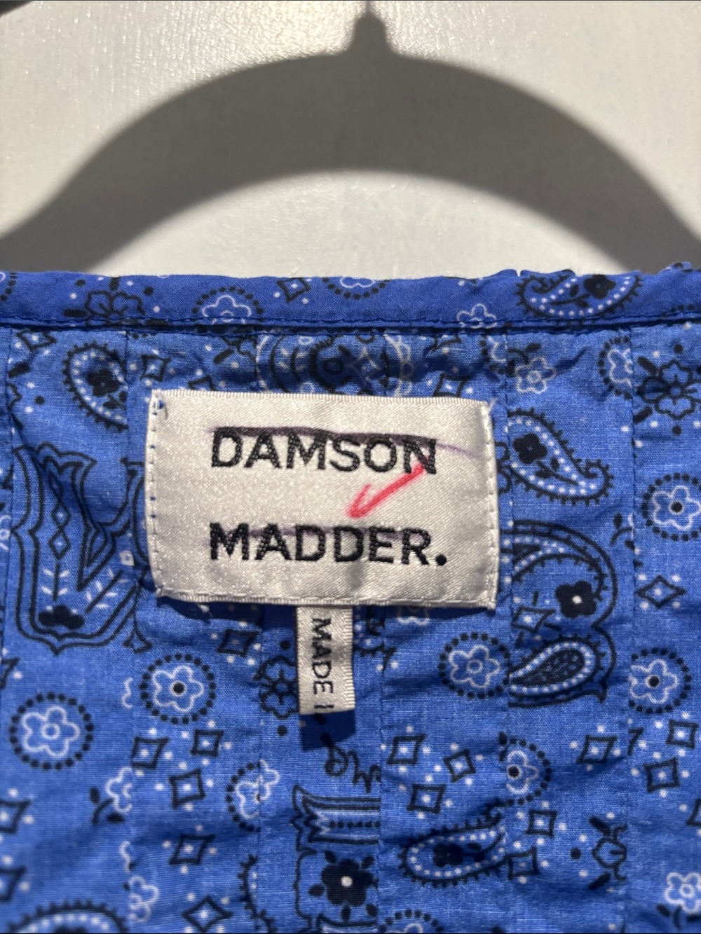 DAMSON MADDER Meri paisley mini babydoll dress - Picture 2 of 7